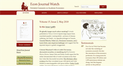Desktop Screenshot of econjwatch.org