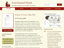 Tablet Screenshot of econjwatch.org